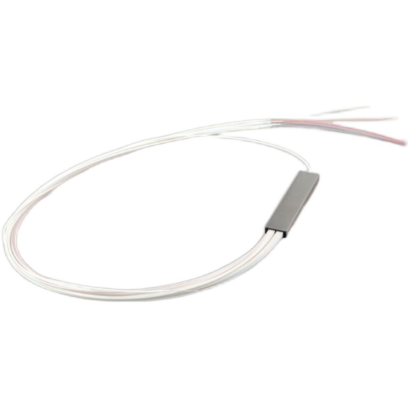 1分8 0.9mm PLC钢管式裸纤微光分路器 无头 1m