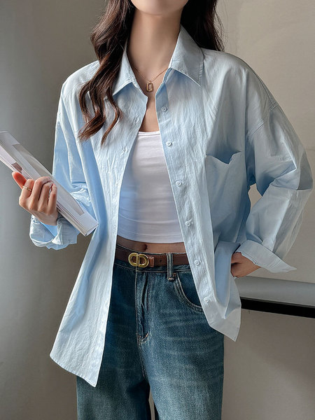 Summer blue shirt