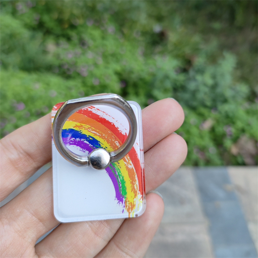 Thick Ring Phone Ring Holder Stand Metal Desktop Anti-Drop 360 ° Rotating Female Creative Gadget That Attaches to Male Portable Handheld Device.