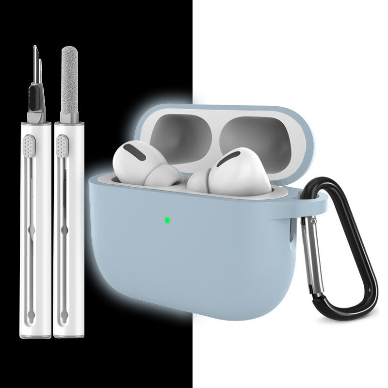 适用Airpodspro3保护套苹果耳机保护壳硅胶纯色airpods保护壳批发|undefined