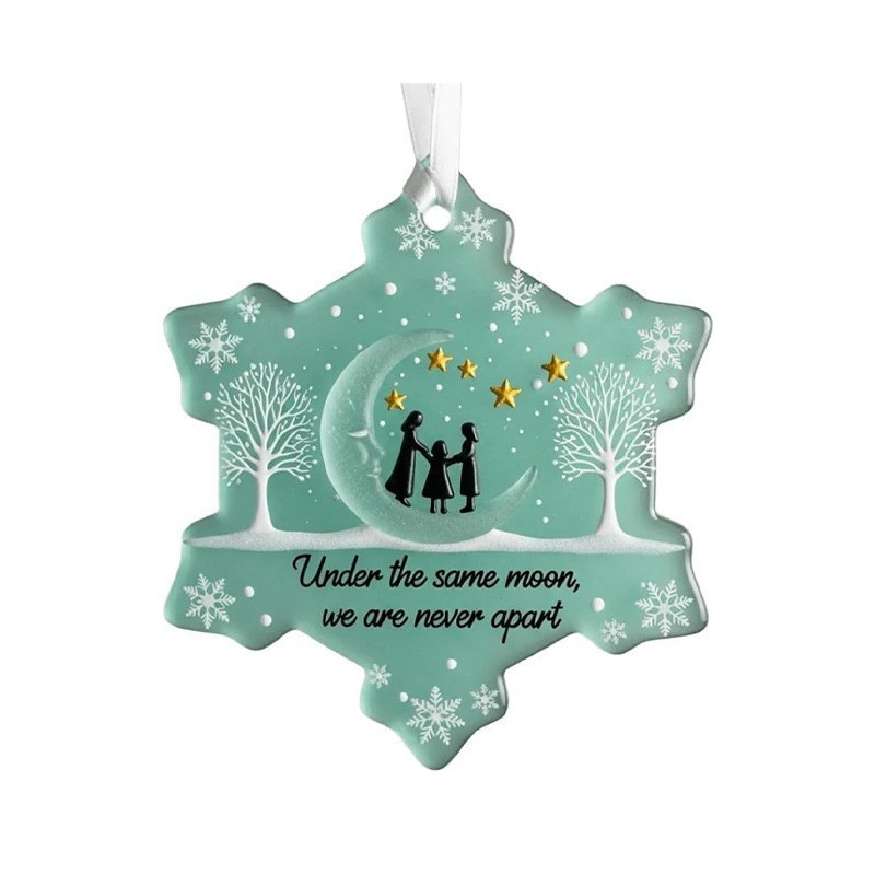 Nuevos productos transfronterizos plano 2D acrílico colgante de automóvil colgante de Navidad mochila casera colgante