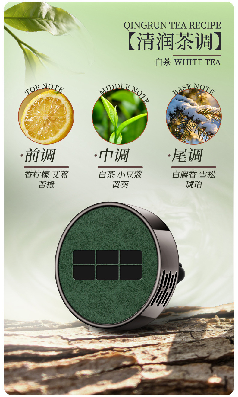 Suitable for Geely Galaxy L7/L6/E8E5 Car Air Freshener for Air Conditioning Vents, Long-Lasting Light Fragrance for the Car Interior
