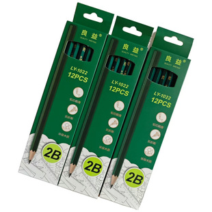 2B Pencils for Elementary School Students, 12-Piece Graffiti and Drawing Pencil Set, Stationery Supplies, Factory Direct Wholesale