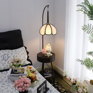 Retro and Antique Floor Lamp Bedroom Living Room Atmosphere Sofa Side Table Coffee Table Bedside Table Table Lamp Storage Rack