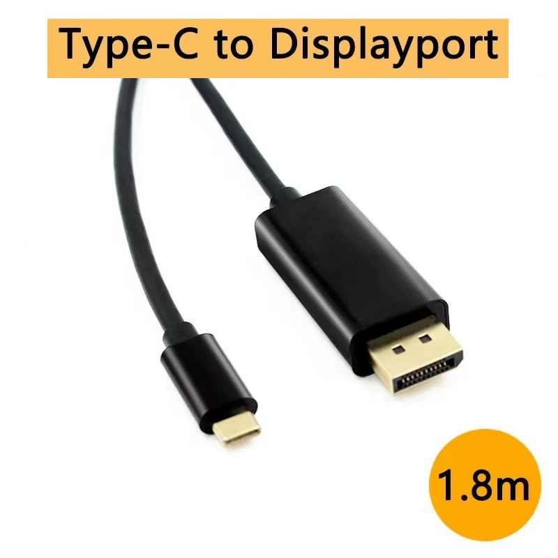 Type-C к DP адаптер кабель 1.8M конвертер 4K1080P USB3.1 к DisplayPort кабель