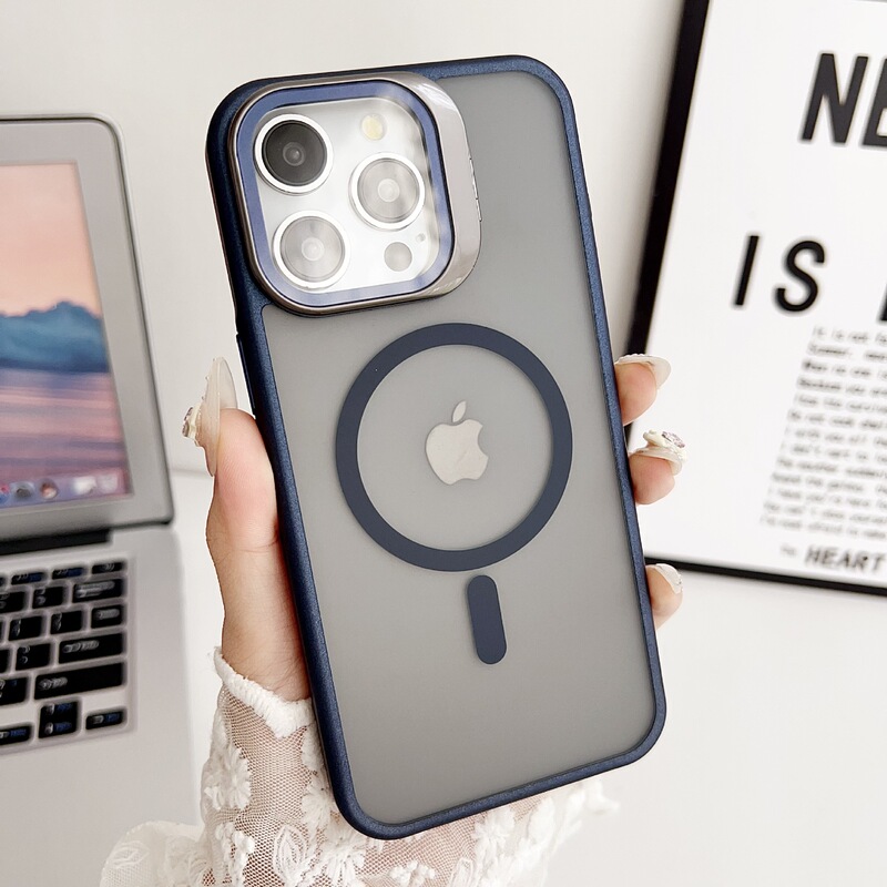 iPhone15proMax携帯電話ケース、つや消し肌の感触、磁気吸引携帯電話ケース、Apple落下防止保護カバーに適しています。|undefined