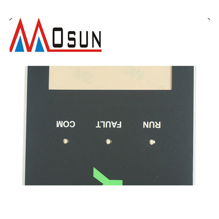 PVC薄膜开关面板面贴仪表控制面板机械设备铭牌PC按键触摸面板贴