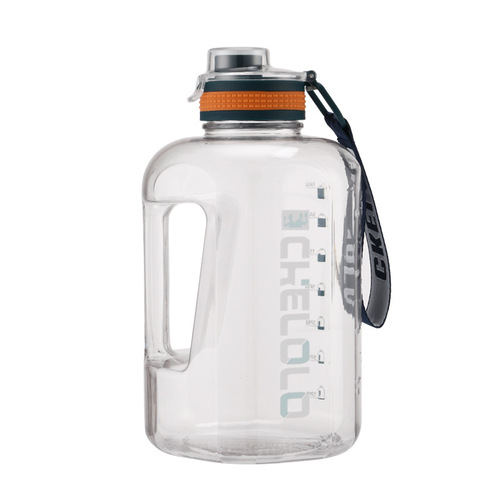 2.2L Large-Capacity Sports Water Bottle for Summer | Trending Online Among Students | Ton-Ton Bucket & Space Cup | Portable, Customizable Plastic Water Bottle