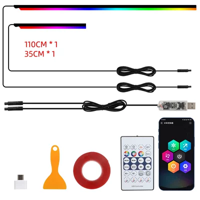 atmosphere light modified led acrylic Other lights - 3-controls-app-remote-control-110cm135cm-drag-two