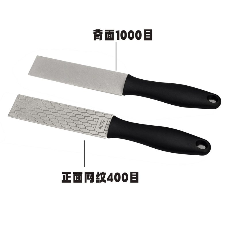 両面ダイヤモンドナイフ研ぎ器、家庭用ナイフ研ぎツール、砥石刃物、多機能エメラルドメッシュ砥石|undefined