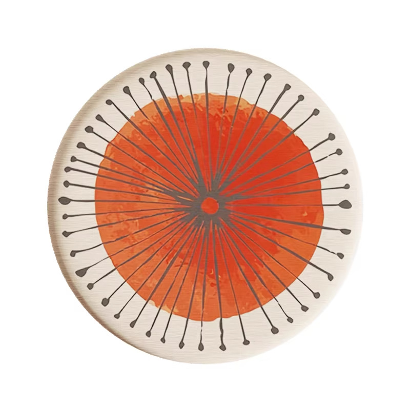 Cocina de barro de diatomeas japonesa almohadilla de taza dura almohadilla de mesa aislante térmico almohadilla de mesa absorción de agua a prueba de calor silencioso viento almohadilla de taza de café seca rápida