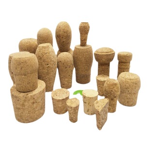 Supply oak bark synthetic plug T-shaped tapered ball head cork sealing plug food grade red wine cork plug