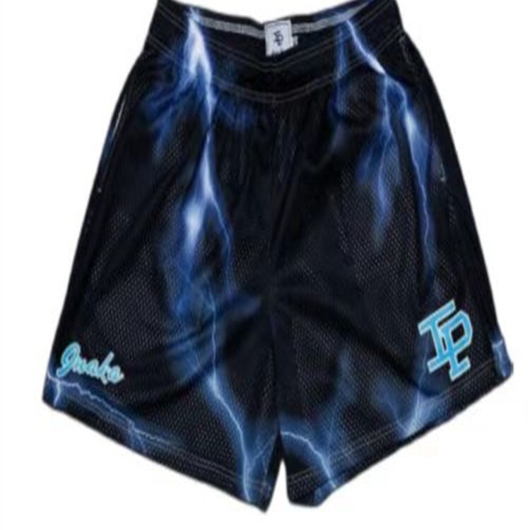 American fashion brand IP Sports joint fitness men's basketball breathable casual cropped short pants men's and women's summer