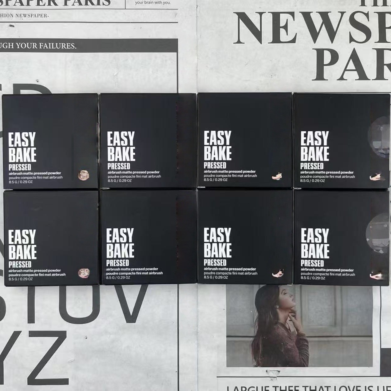 跨境现货HD散粉EASY BASE烘焙定妆控油持妆胡达美丽20g