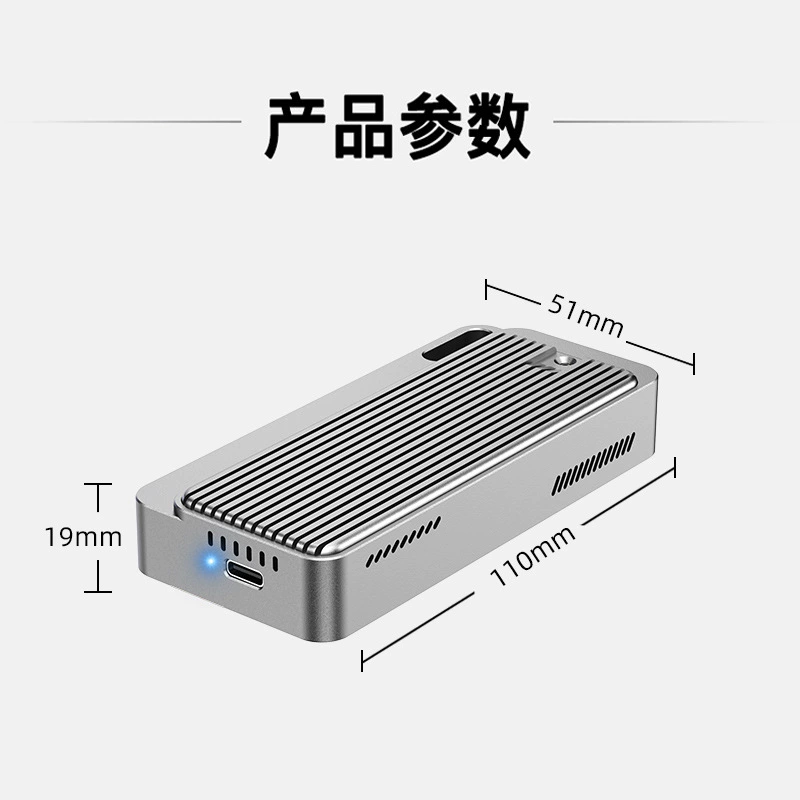 Корпус SSD USB4.0 ASM2464 NVMe протокол 40 Гбит/с совместим Thunderbolt 4/3
