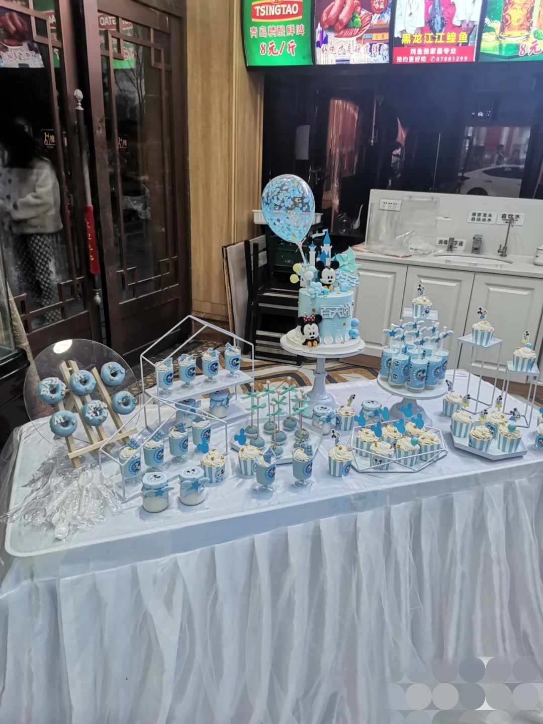 Estilo europeo blanco postre Mesa decoración pastel de boda bandeja soporte de exhibición té de la tarde Merienda stand comida fría té mesa de descanso image 19