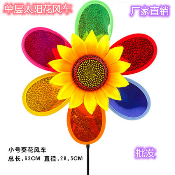 cartoon rotating plastic travel windmill toy solar-powered for…