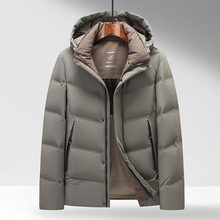 加厚羽绒服男中青年40岁30冬季短款加厚面包服爸爸装冬装外套批发