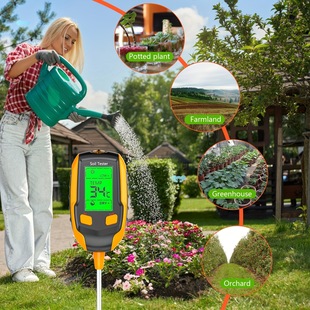 Professional Soil Meter for Horticulture 4 in 1 Professional Soil Measurement