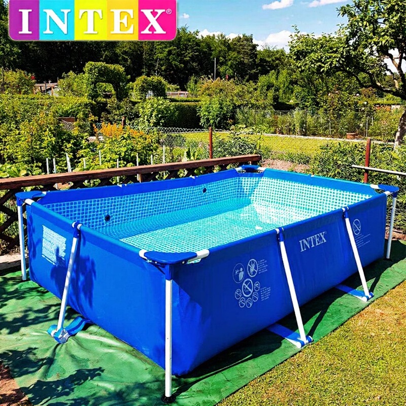 Intex Extra Large Kidsren's Swimming Pool Home Thickeneded Adult Bracket Pool Inflatable Fish Pond Pet Bath