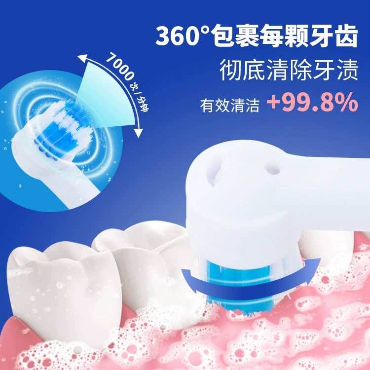 Electric Toothbrush A28, Round Rotating Head, Inductive Charging, Sonic Vibration