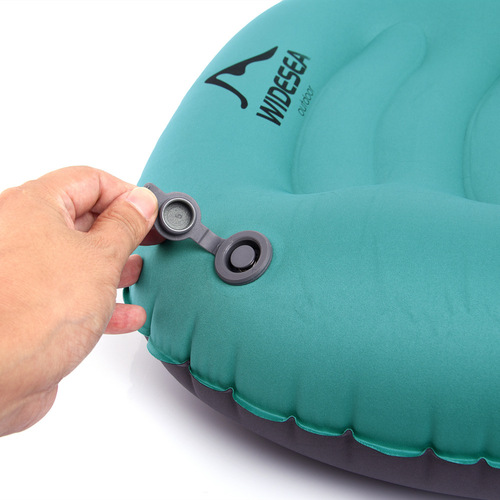 Widesea camping inflatable pillow mini ultra-light portable lunch pillow soft outdoor camping air pillow