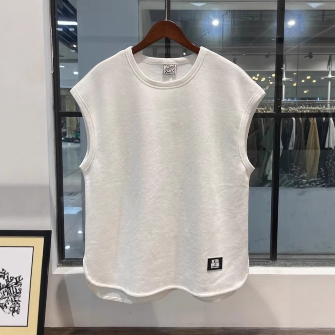 American New Sports Fitness Vest Men's Summer Trendy Brand Fashionable Handsome Loose Sleeveless Waistcoat Fashion T-Shirt