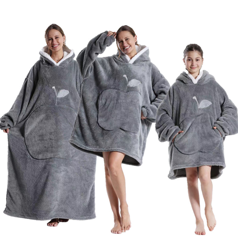 2024種類の住宅服アマゾンはよく売れています。怠け者のTV絨毯の両面舒綿絨毯の寝衣の女性秋冬を着ることができます。|undefined