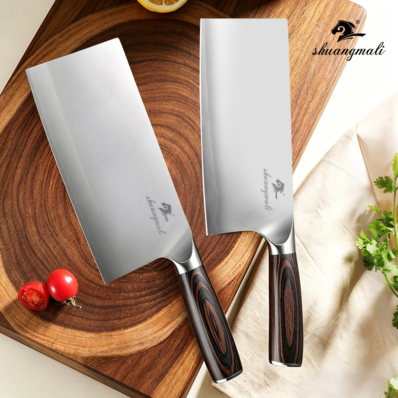 BG42 HOGAR DE ACERO INOXIDABLE cuchillo de corte de verduras y carne cuchillo de cocina