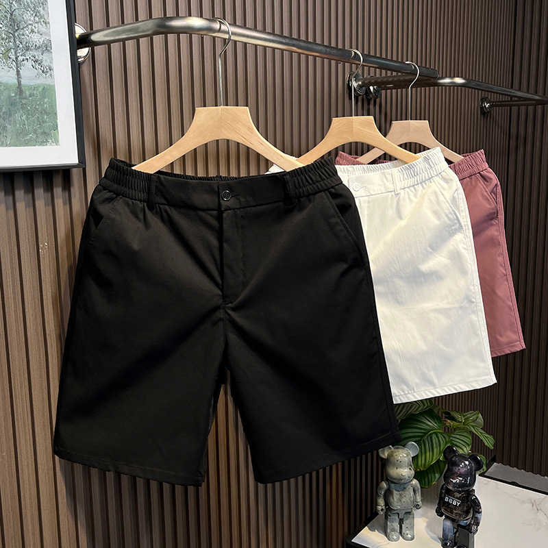 Pantalones de vestir, pantalones cortos de estilo de negocios, pantalones de verano, pantalones casuales, pantalones de estilo recto, pantalones grandes