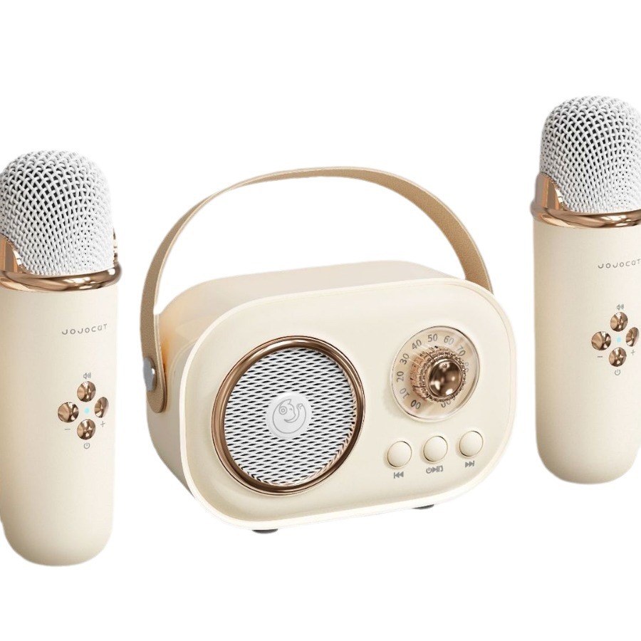 K canción Bluetooth audio Bluetooth altavoz micrófono todo en uno portátil retro despertador altavoz regalo al por mayor puede ser transfronterizo