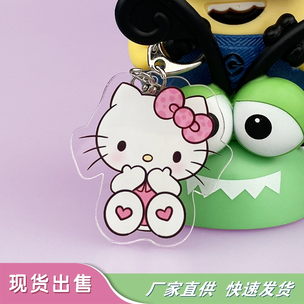 Sanrio, creative keychain, acrylic pendant