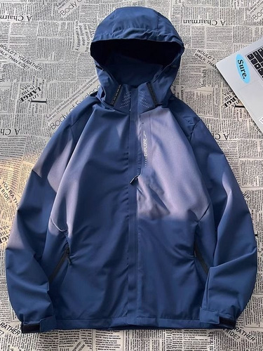 Men's Autumn Trendy Brand Streetwear Cool & Casual Loose Hooded Jacket—American-Style Functional Outdoor Workwear Jacket