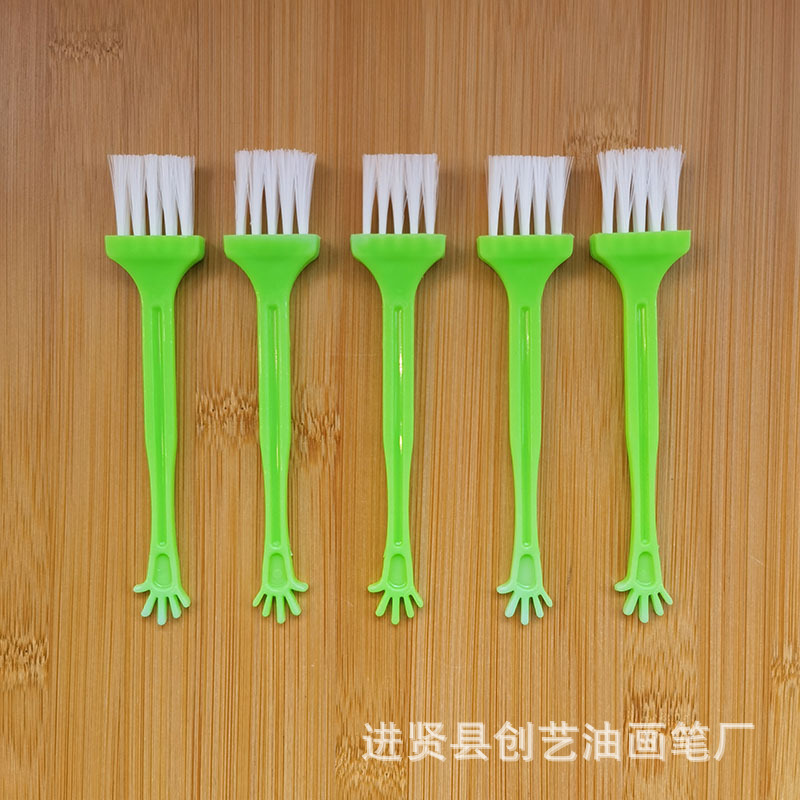 全新料五指刷塑料小毛刷灭蚊灯电蚊拍点钞机清洁刷子电脑刷键盘刷