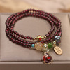 Crystal pomegranate, beaded bracelet, jewelry, internet celebrity, Birthday gift, wholesale