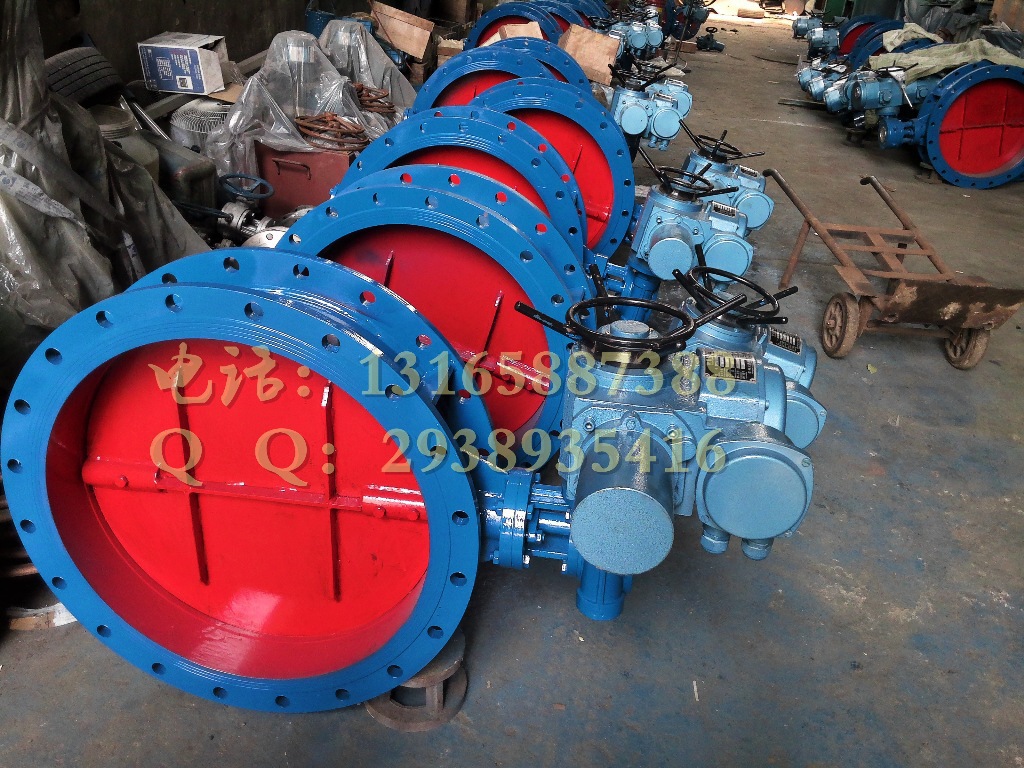 D941W-1C 电动通风蝶阀  碳钢烟道通风蝶阀默认项碳钢法兰