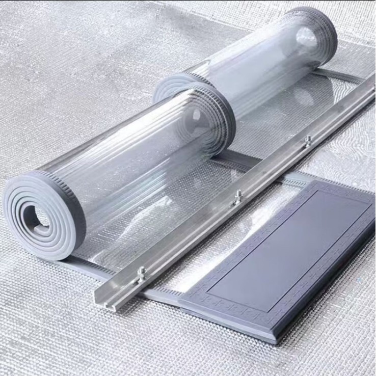 Door Curtain Four Seasons Magnetic Transparent PVC Air Conditioner Commercial Curtain Anti-mosquito Door Curtain Air Conditioner Magnetic Windshield Warm Partition Curtain