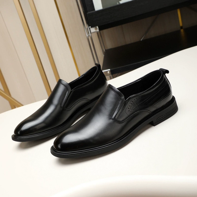 Фабрика осень новая мужская обувь первый слой крафт бизнес кожаная обувь мужская брок английская модная мужская кожаная обувь оптом