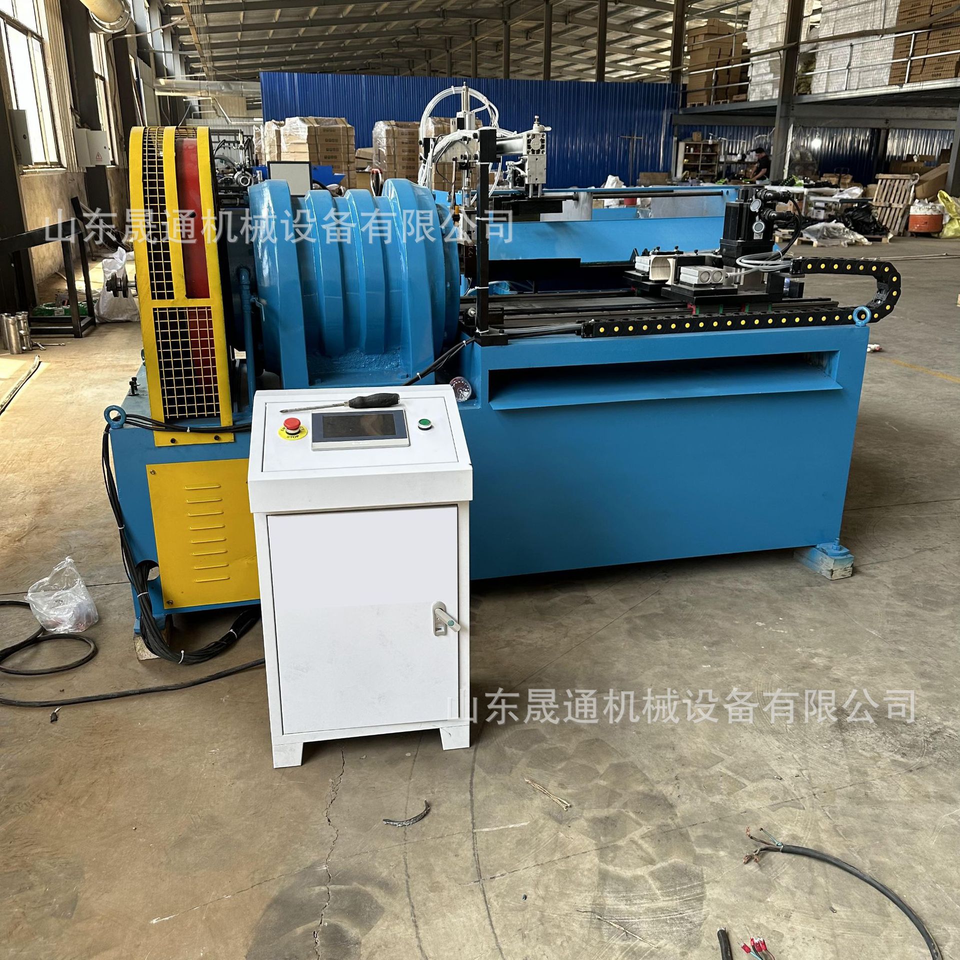 地桩导管锥缩机 自动送料自动上料高精度锥管机 全自动锥度缩管机