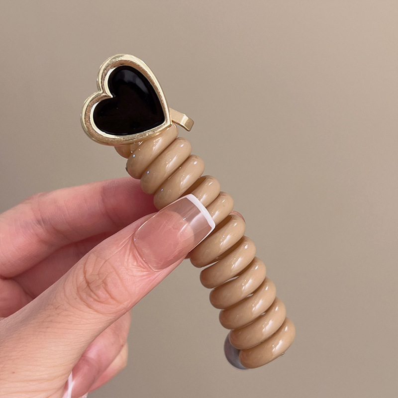 Línea telefónica trenzada transfronteriza, anillo para el cabello, perla, cabello trenzado recto, artefacto femenino, cola de caballo alta, burbuja, cabello trenzado, cuerda, accesorios para el cabello