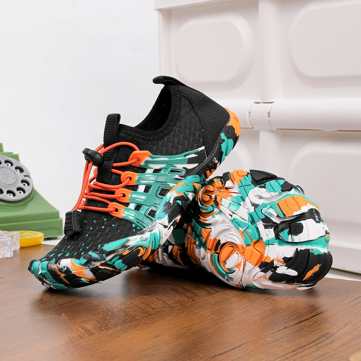 Niños al aire libre zapatos de caucho antideslizante zapatos de natación para niños y niñas nuevos zapatos de moda transfronterizos image 5