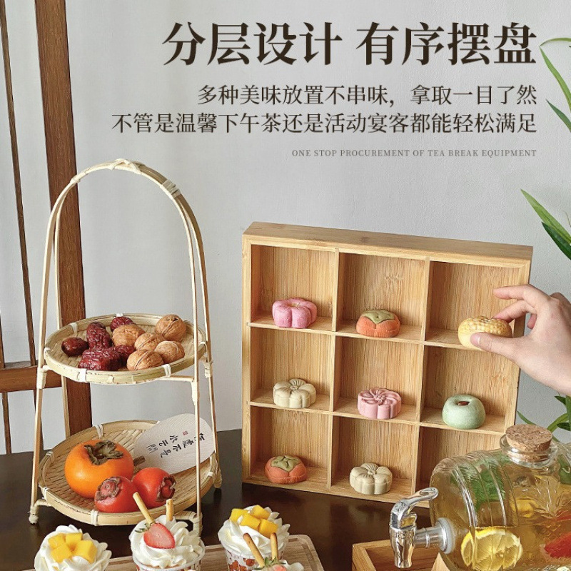甜品台展示架摆件茶歇摆台零食摆放盘茶点盘蛋糕架下午茶点心架包|undefined