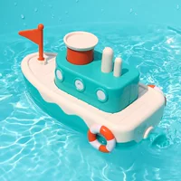Детские игрушки для ванны, детский артефакт для игр с водой, заводная лодка для плавания, плавающая водная игрушка для ванны, корабль с распылителем воды