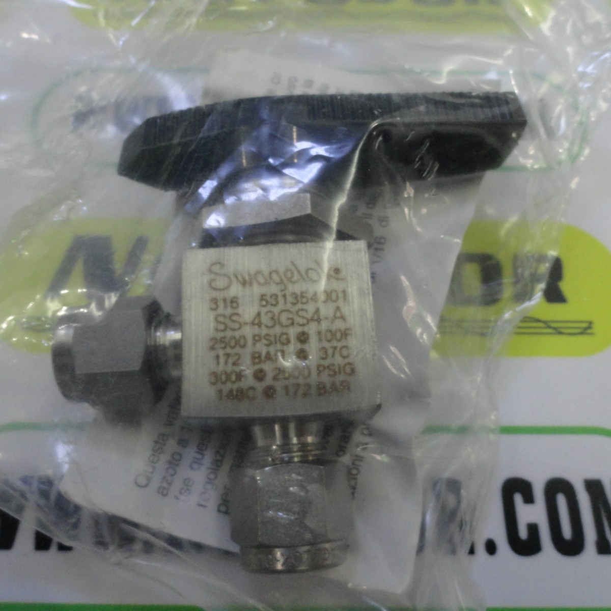 SWAGELOK电磁阀SS-43GS4-A