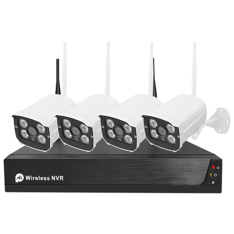 Tuya Wireless Smart 2 Megapixel HD Network Package NVR Manufacturer Wholesale 4-Piece Security Camera Set