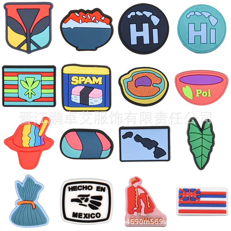 Amazon's Best-Selling Clogs, Shoe Flowers, Accessories, Bag Accessories, Creative Shapes, Personalized Decorative Buckles, Pvc Soft Rubber Flowers