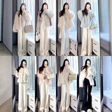 2025冬季新款洋气女真皮毛皮草外套短款厚獭兔毛高级感毛毛外套女