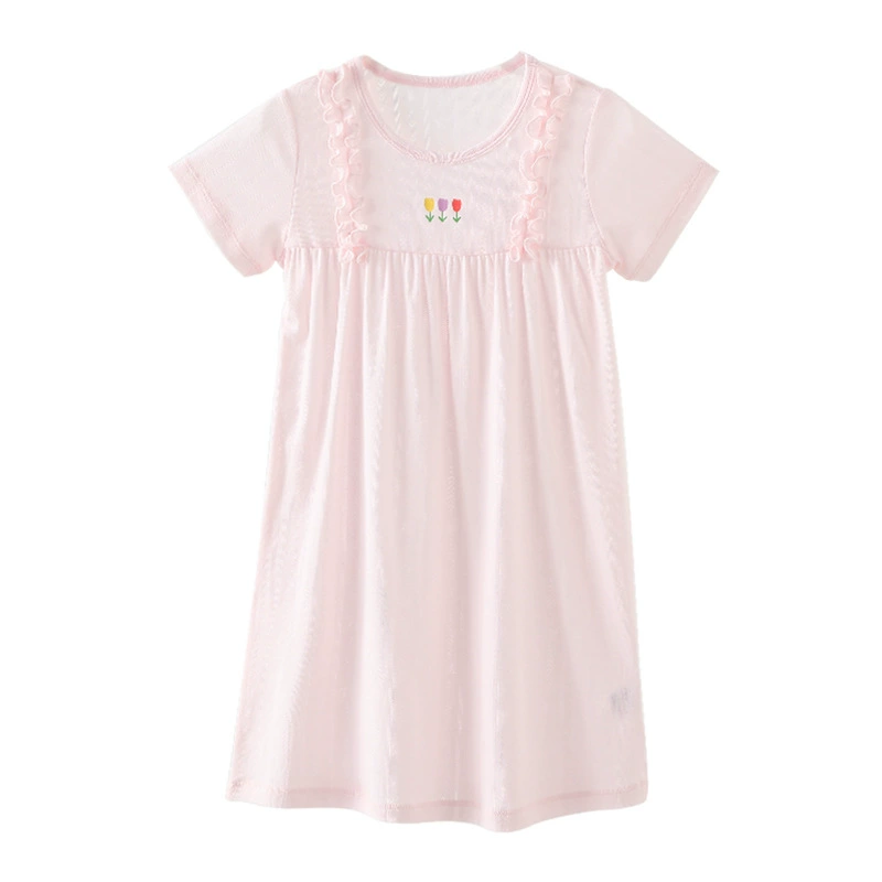 Пижама летняя для девочки, A-силуэт, 25 лет, с short sleeve