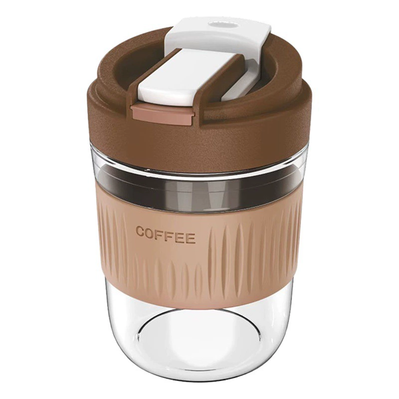 Двойная чашка для питья с соломенной чашкой кофейная чашка портативная чашка для воды маленький подарок чашка стеклянная чашка высокого вида чашка для молока оптом