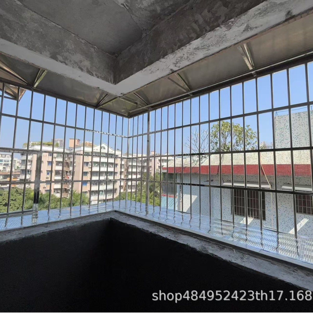 广州304不锈钢防盗网儿童安全防护网阳台防护栏封阳台飘窗